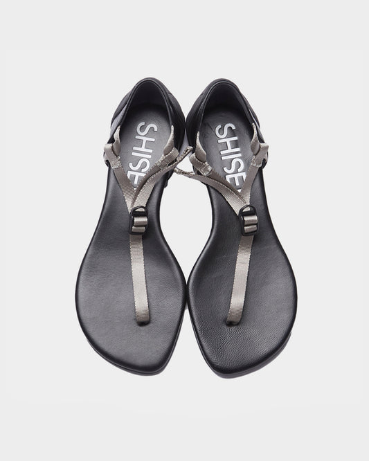 TONG SANDALS / GREIGExBLACK