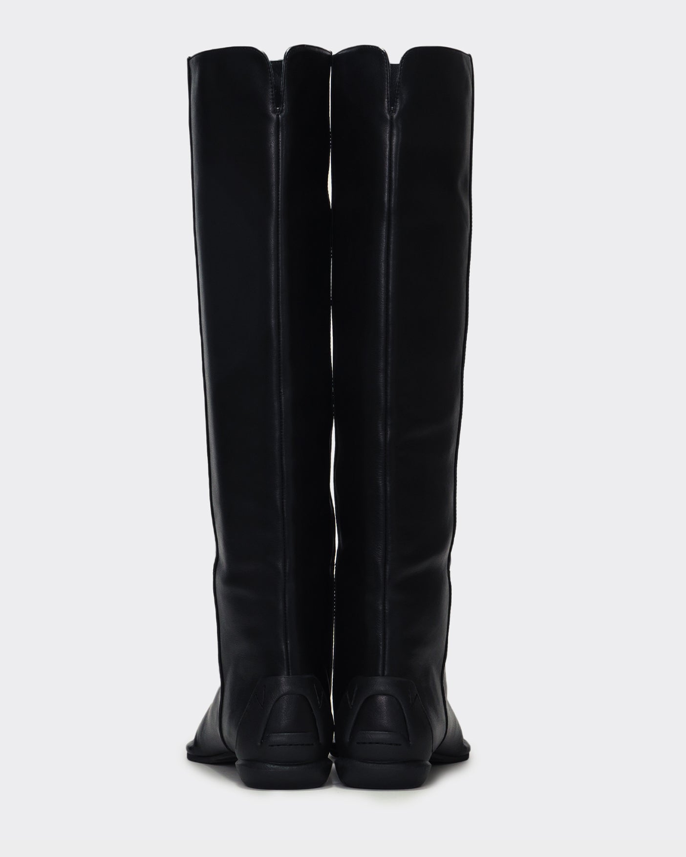 CHISEL KNEE BOOTS / BLACK