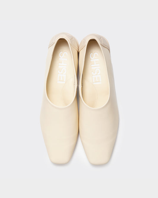 MM TIGHT SQUARE SLIPON / IVORY