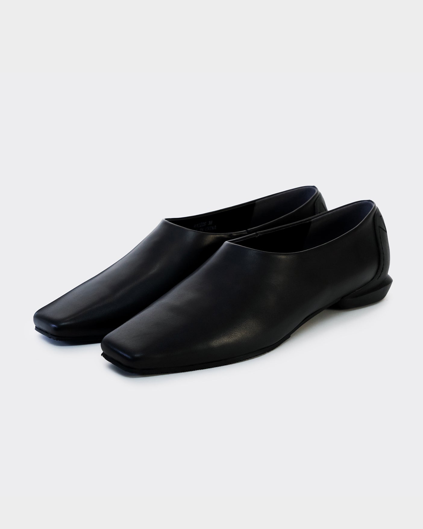 【お年玉セール特価】 MM TIGHT SHISEI – BLACK / SLIPON SQUARE 靴