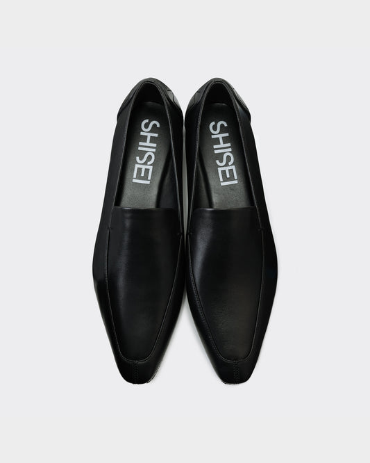 MM CHISEL TOE SLIPON / BLACK