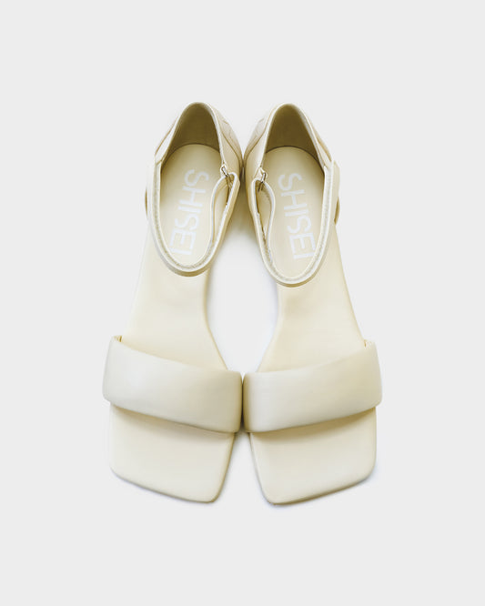 MM PADDED SANDALS / IVORY