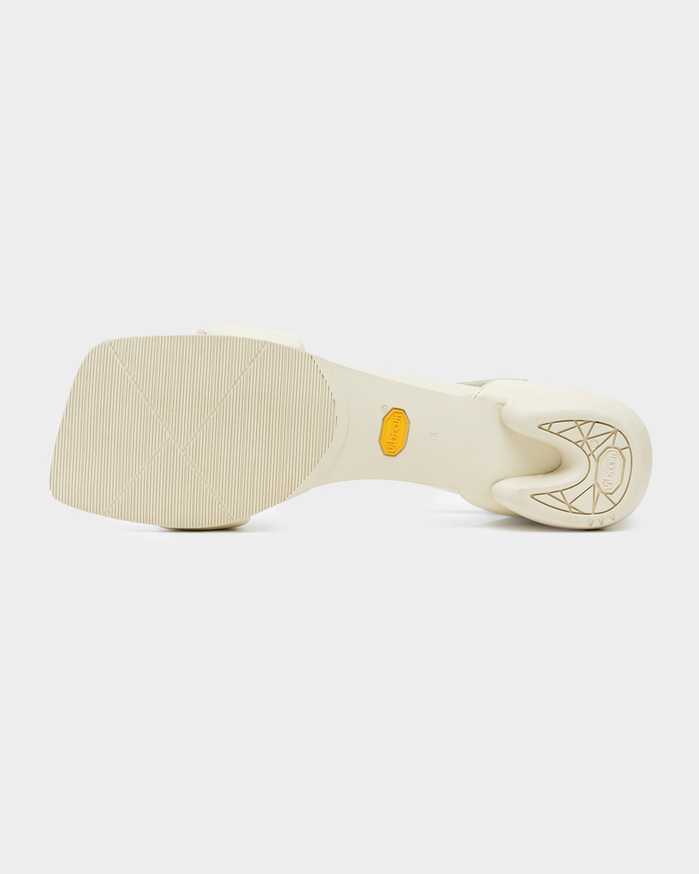 MM PADDED SANDALS / IVORY