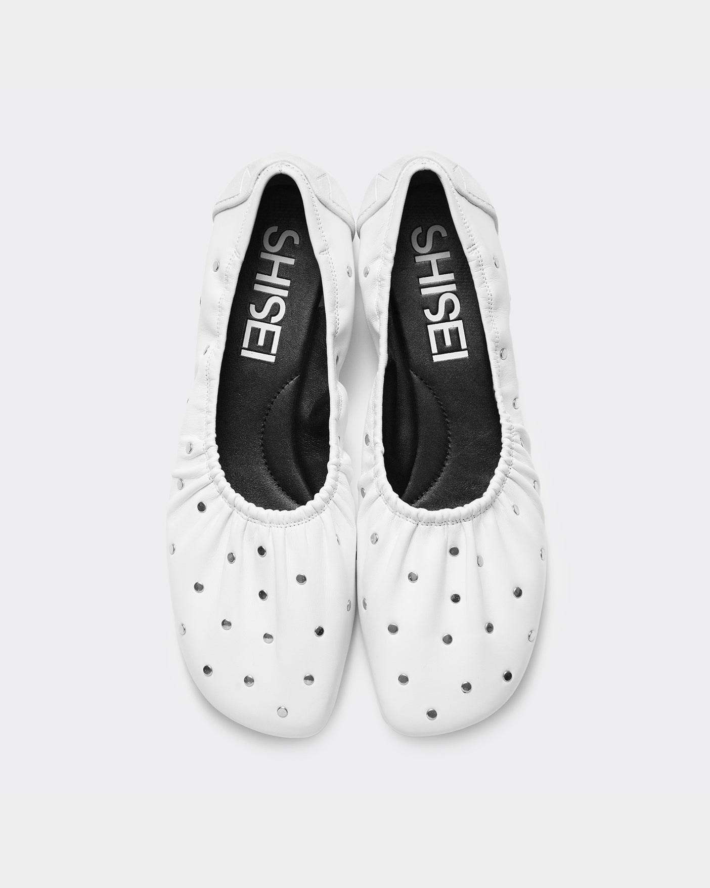 GATHER BALLET_STUDS / WHITE