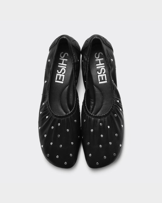GATHER BALLET_STUDS / BLACK