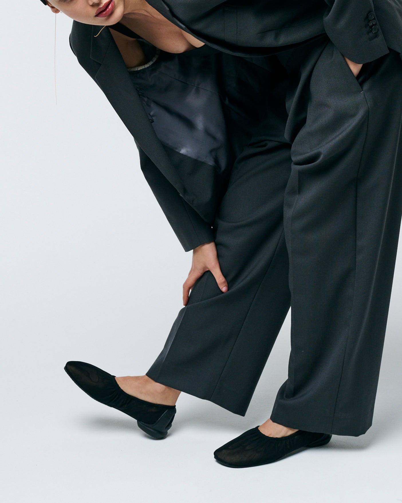 GATHER BALLET_PRETEND SHEER / BLACK