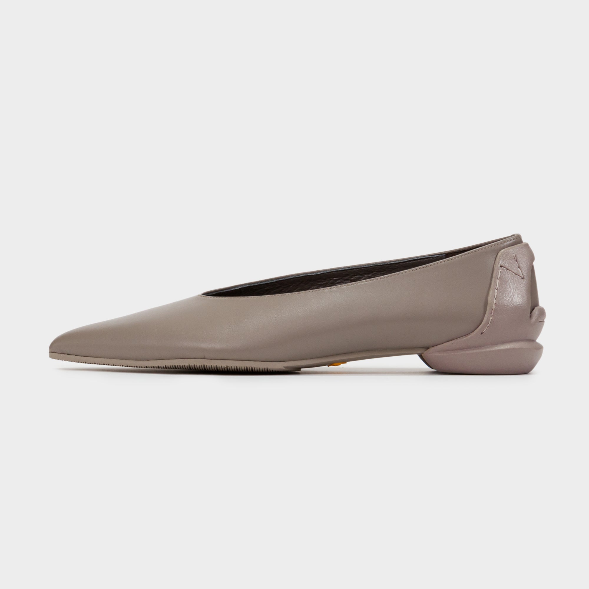 POINTED U PUMPS / L.TAUPE