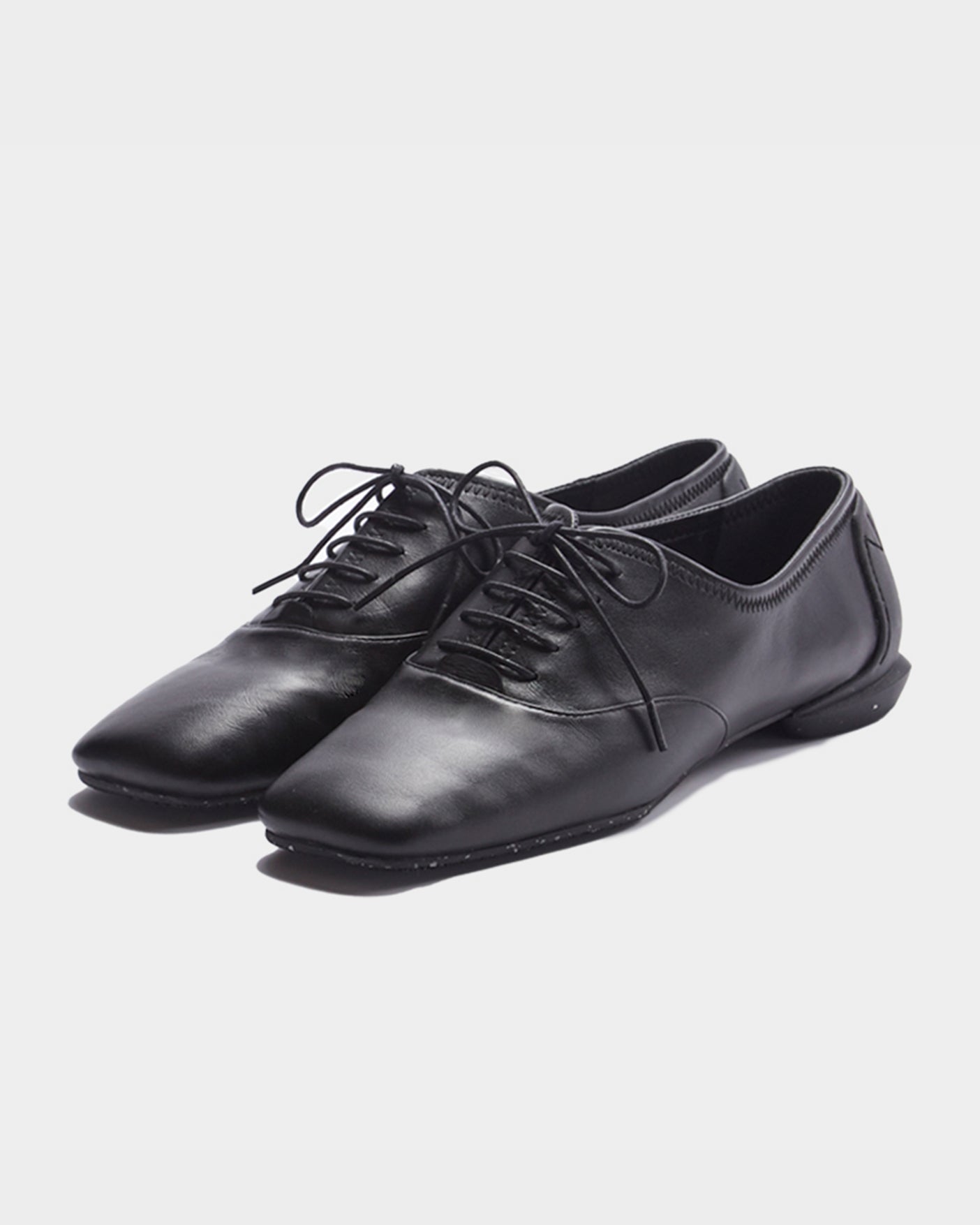 SQUARE LACE UP SHOES / BLACK(ECO)