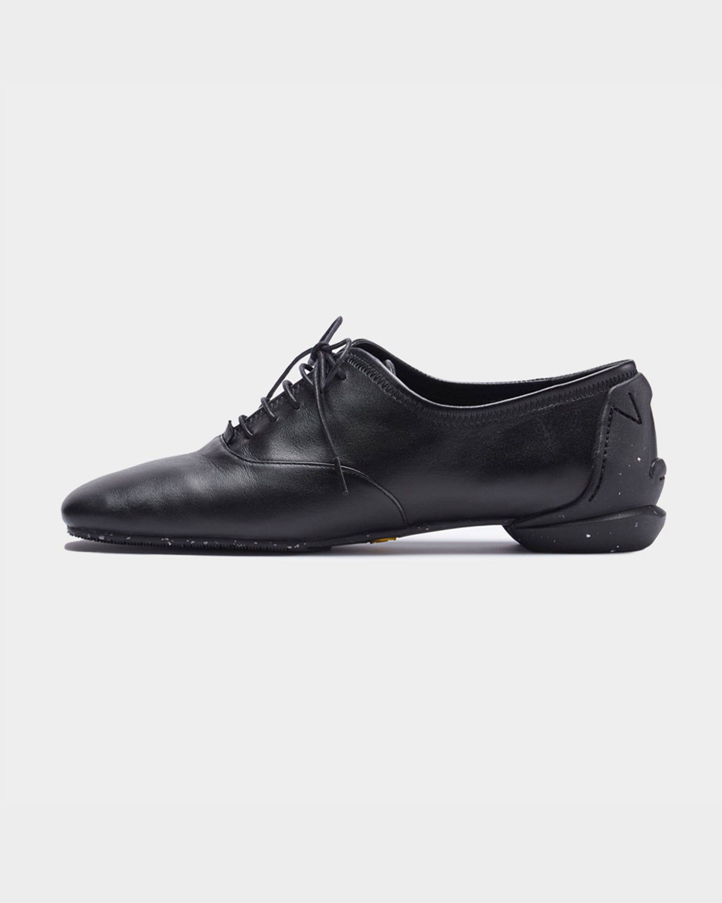 SQUARE LACE UP SHOES / BLACK(ECO) – SHISEI