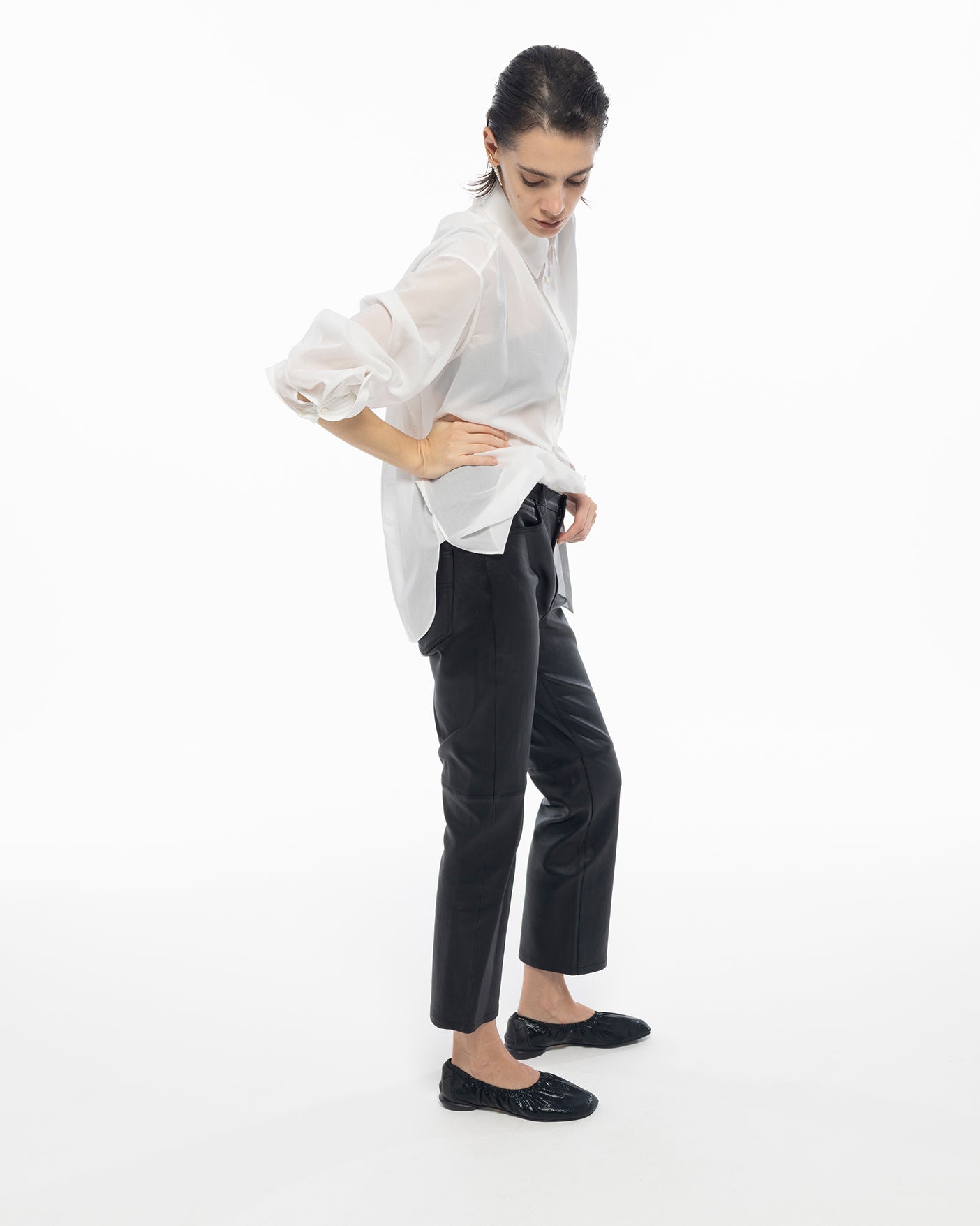 GATHER BALLET_METALIC / BLACK