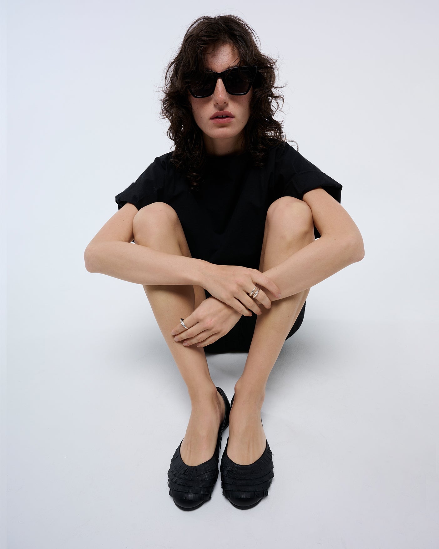 靴 SHISEI POINTED SLIT PUMPS / BLACK POINTED SLIT PUMPS / BLACK – SHISEI