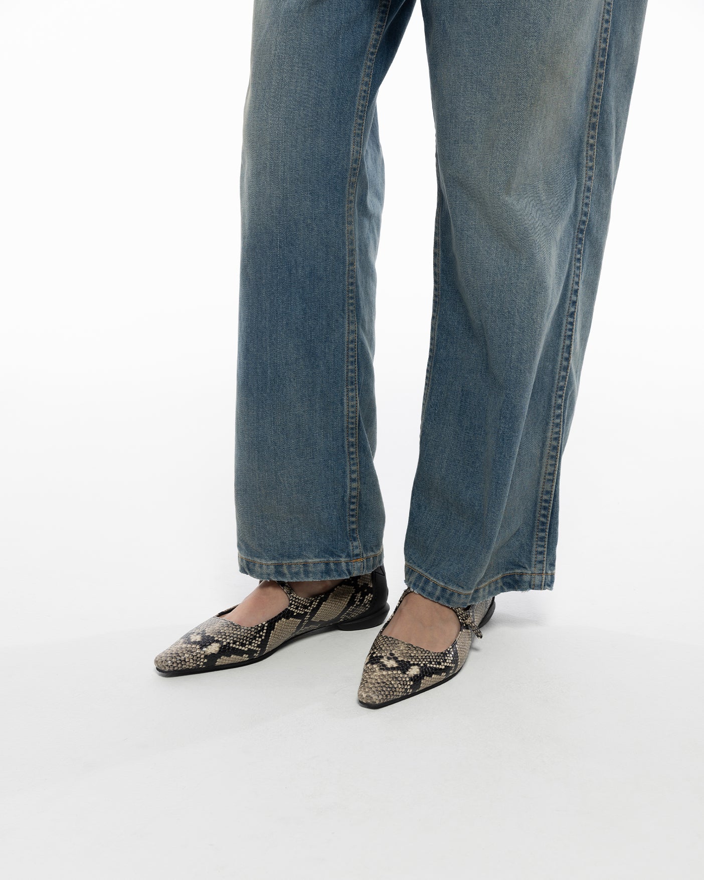 CHISEL TOE MARY JANE / PYTHON.BG – SHISEI