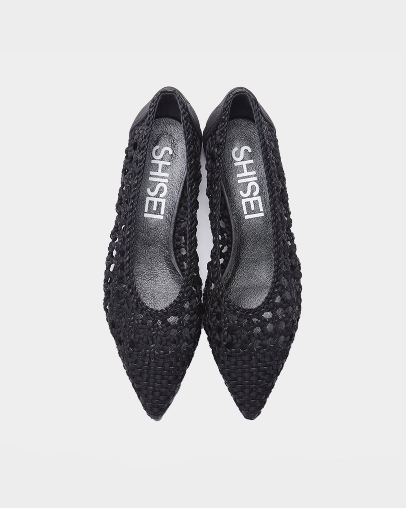 MESH POINTED U PUMPS / BLACK – SHISEI