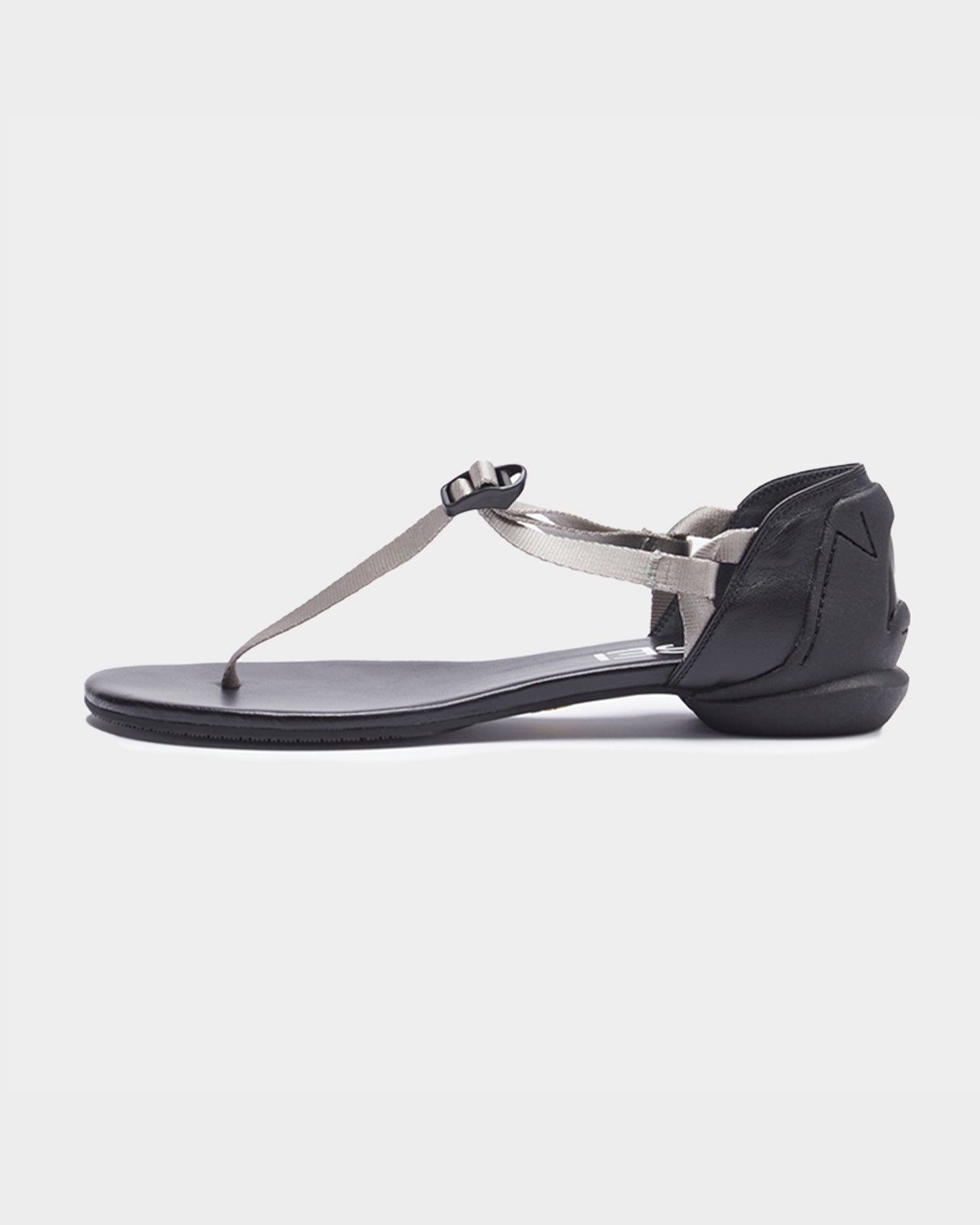 TONG SANDALS / GREIGExBLACK