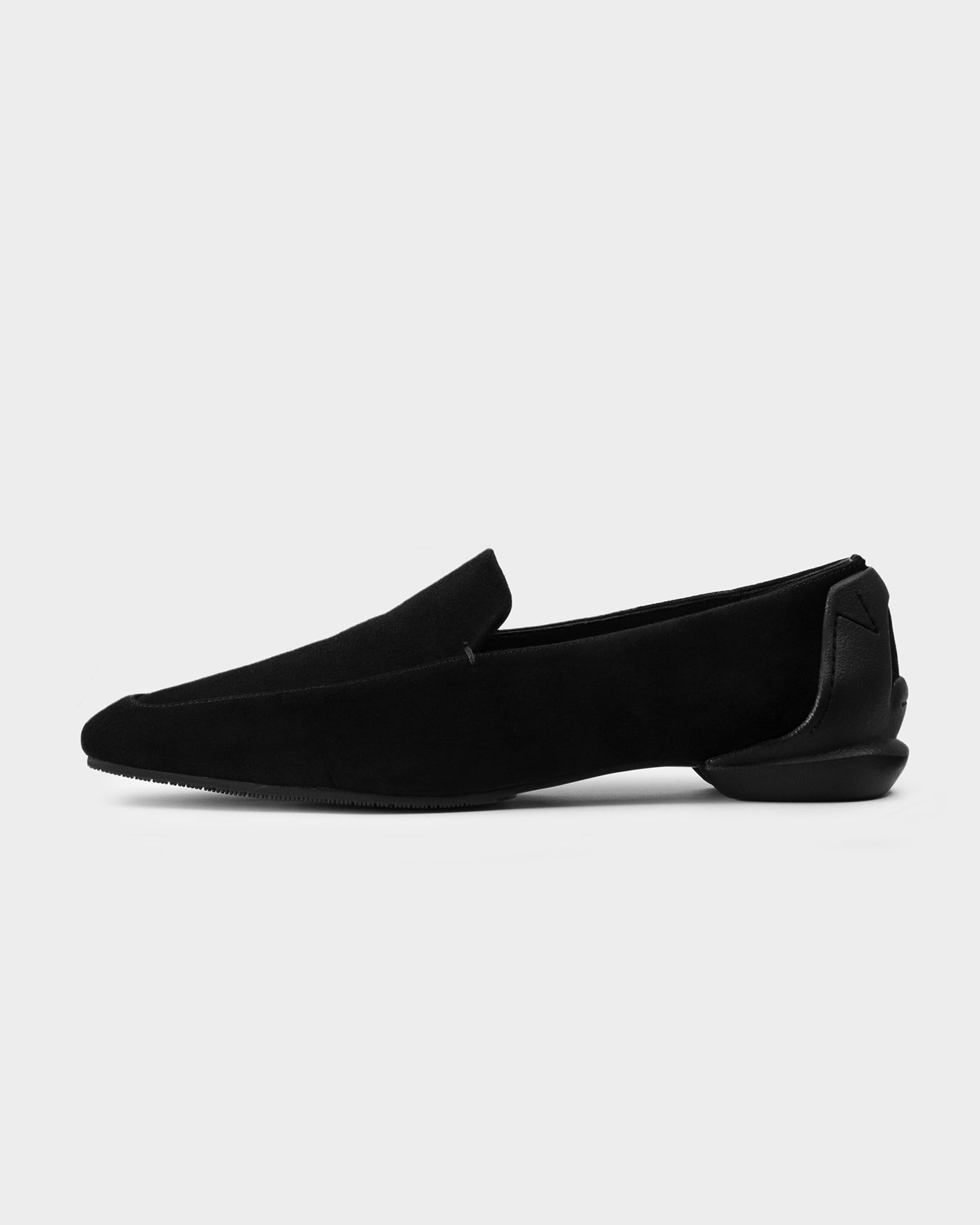 CHISEL TOE SUEDE SLIPON / BLACK – SHISEI