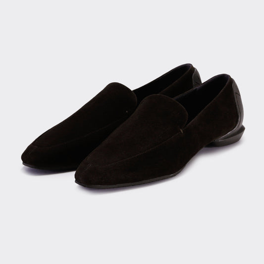 CHISEL TOE SUEDE SLIPON / D.BROWN