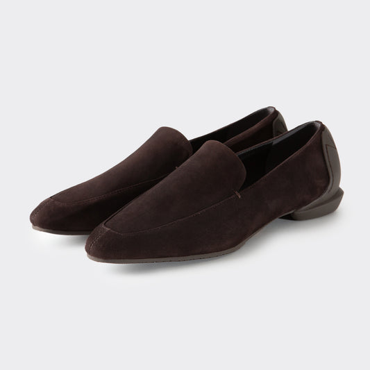 CHISEL TOE SUEDE SLIPON / D.BROWN