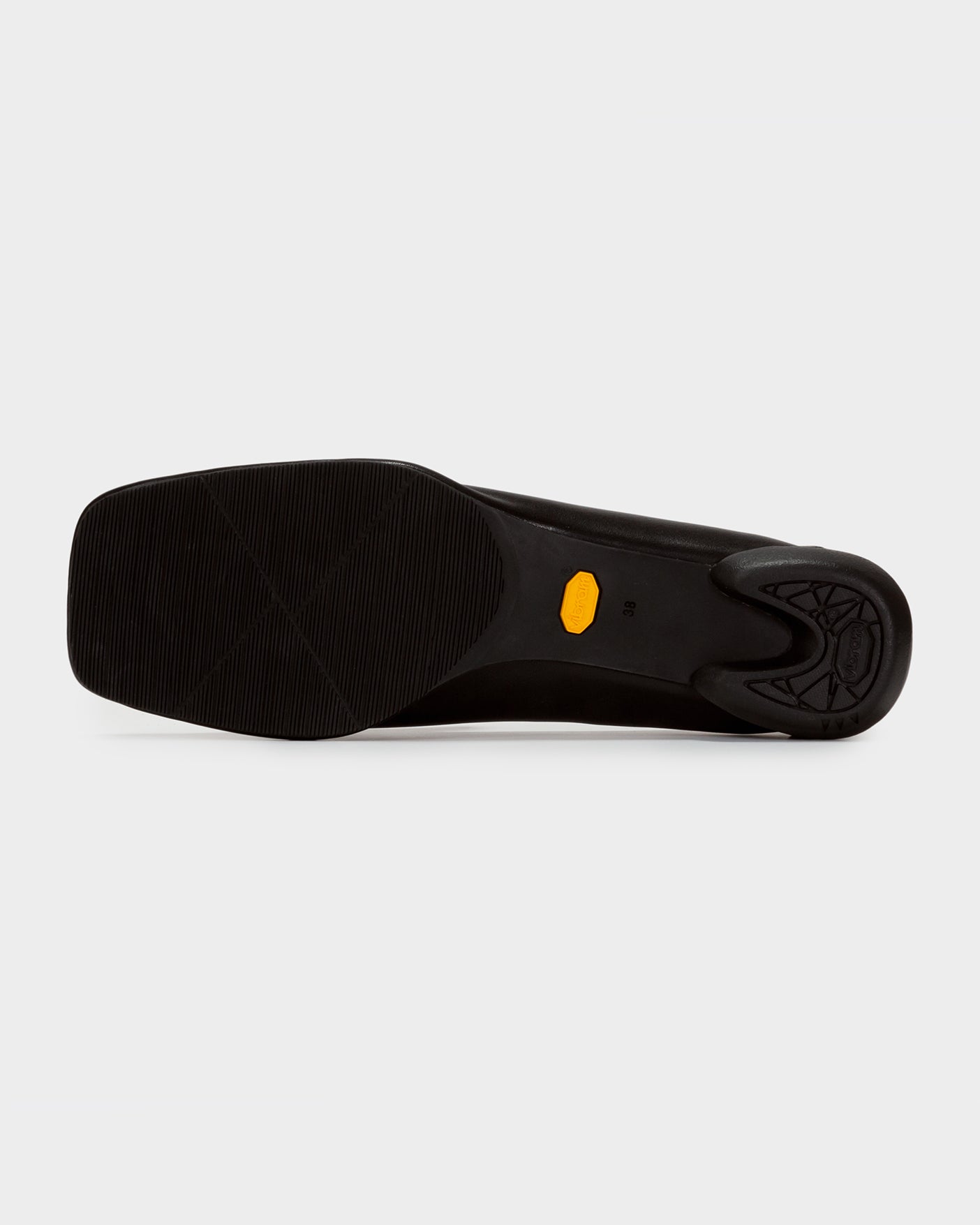 SQUARE LOAFERS / BLACK