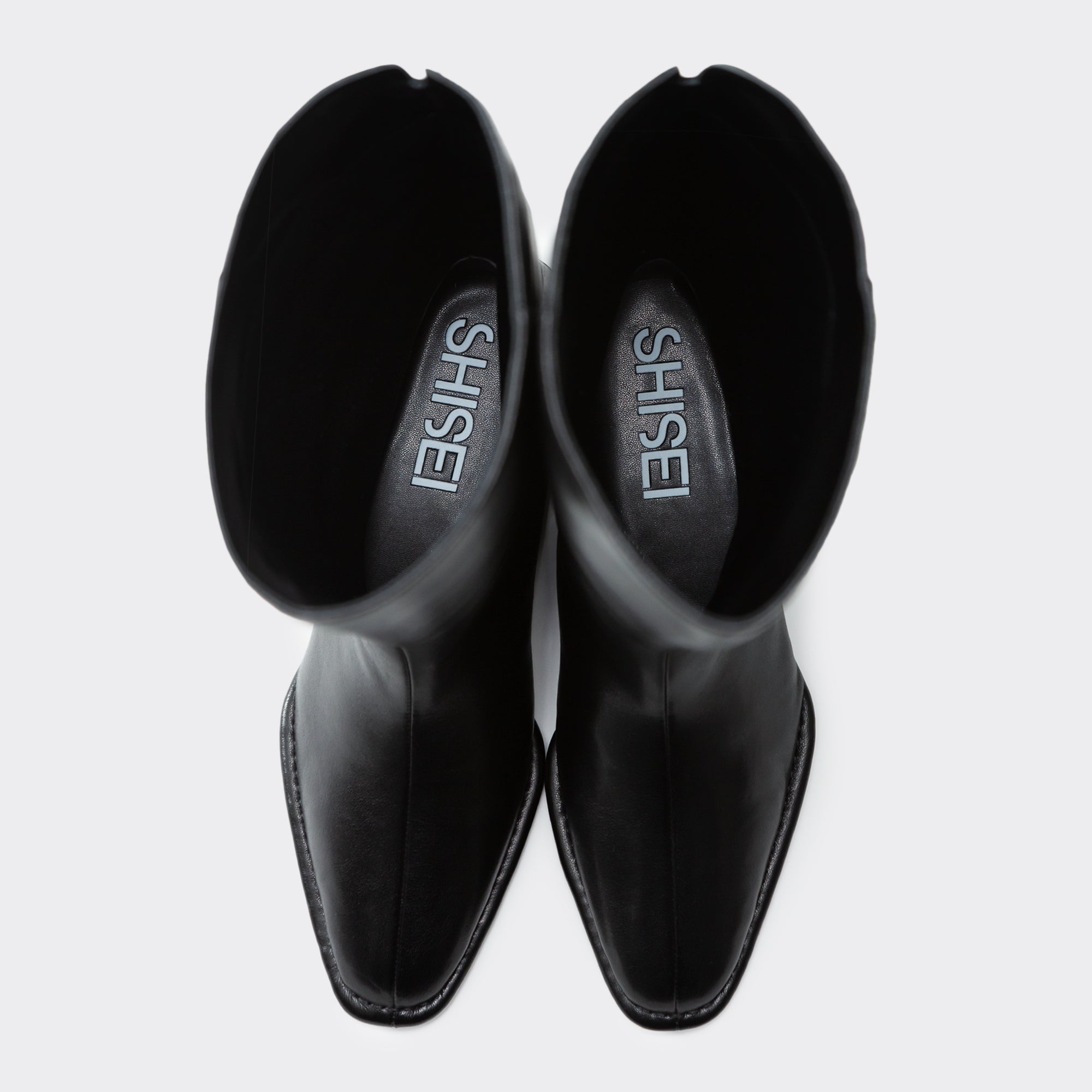 SHISEI CHISEL TOE SLIPON 37.5 BLACK