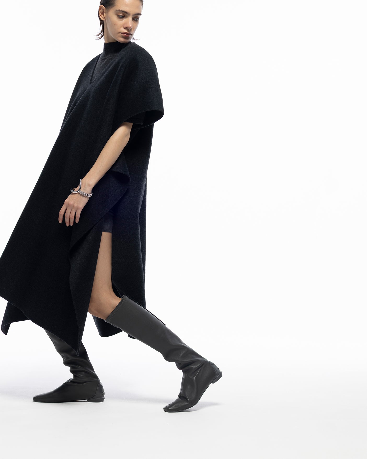 SKINNY BOOTS / GRAY