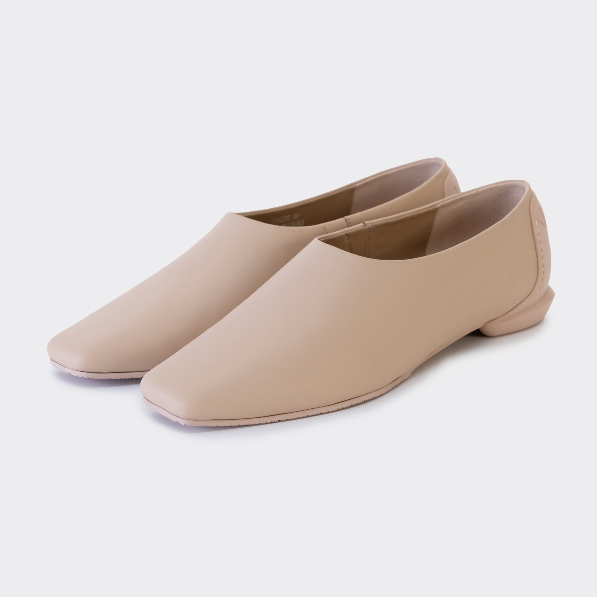 MM TIGHT SQUARE SLIPON / BEIGE