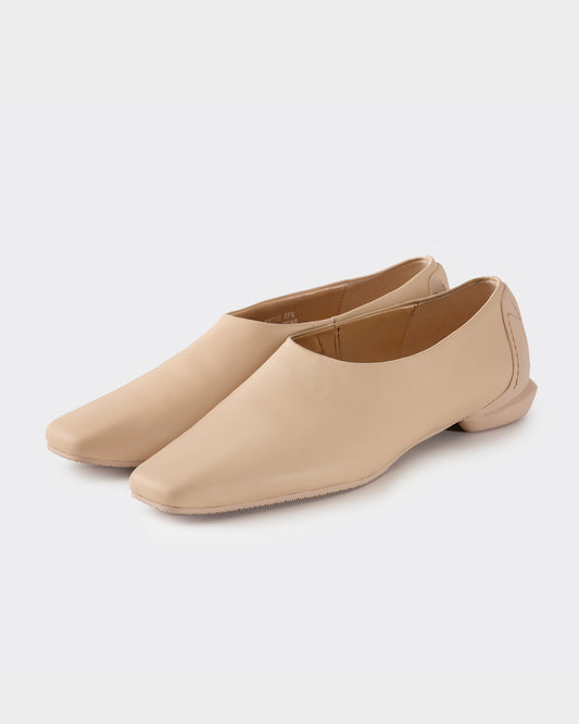 MM TIGHT SQUARE SLIPON / BEIGE