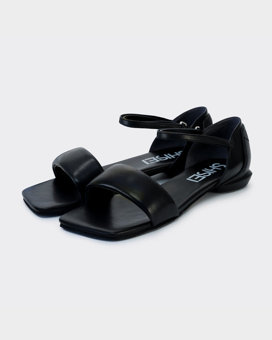 MM PADDED SANDALS / BLACK