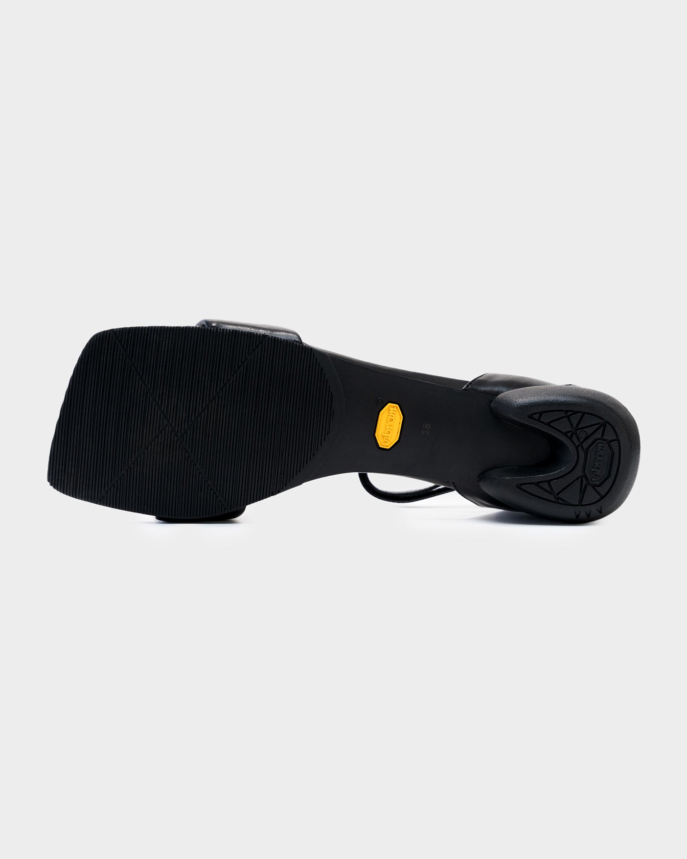 MM PADDED SANDALS / BLACK