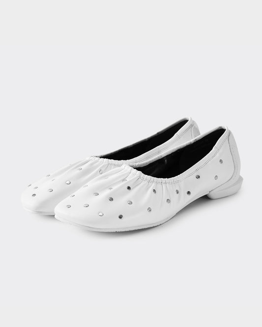 GATHER BALLET_STUDS / WHITE