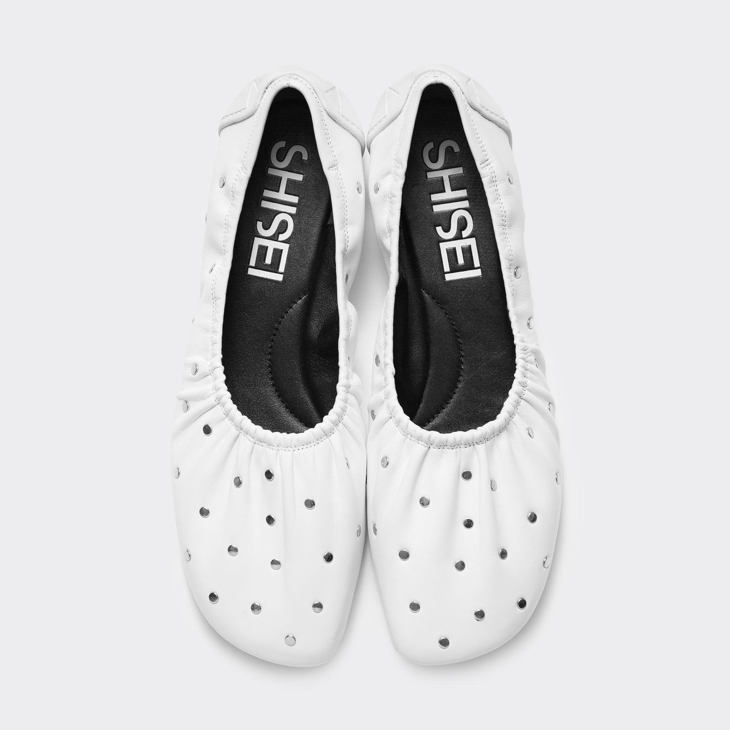 GATHER BALLET_STUDS / WHITE