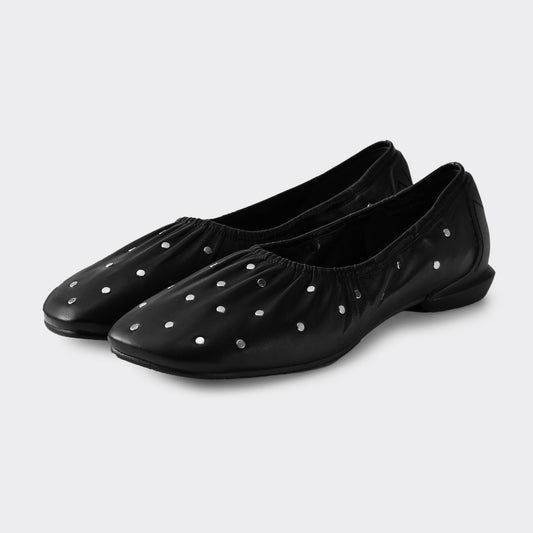 GATHER BALLET_STUDS / BLACK