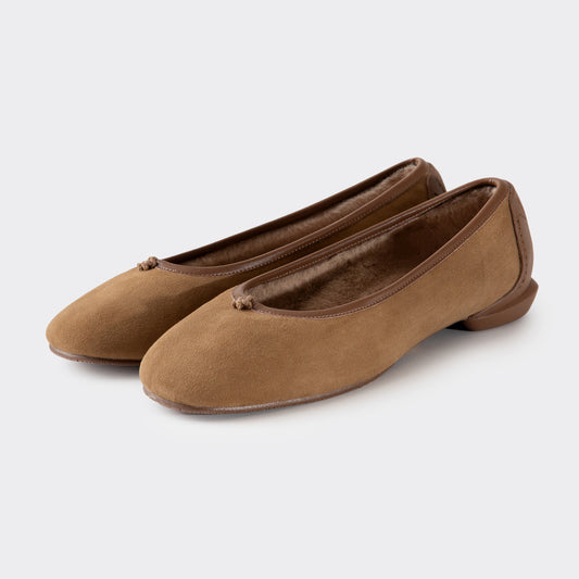 BALLET_SUEDE / CAMEL