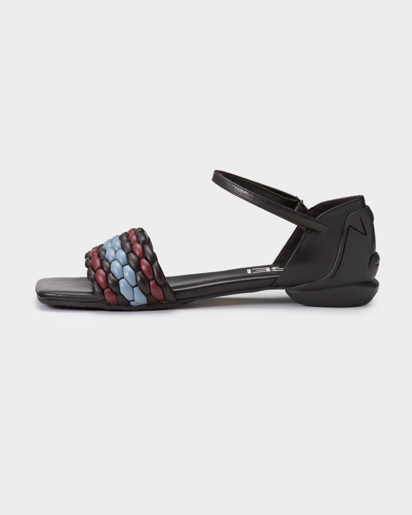PADDED MESH SANDALS / MULTI BROWN