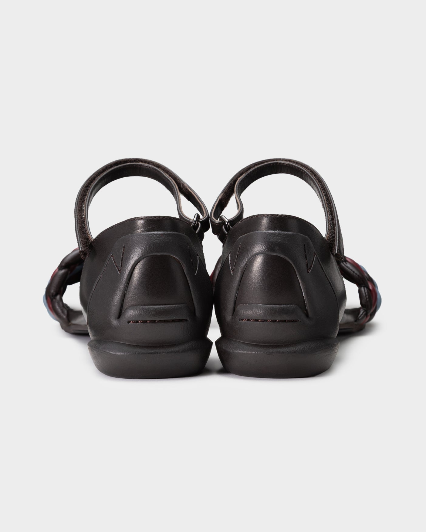 PADDED MESH SANDALS / MULTI BROWN