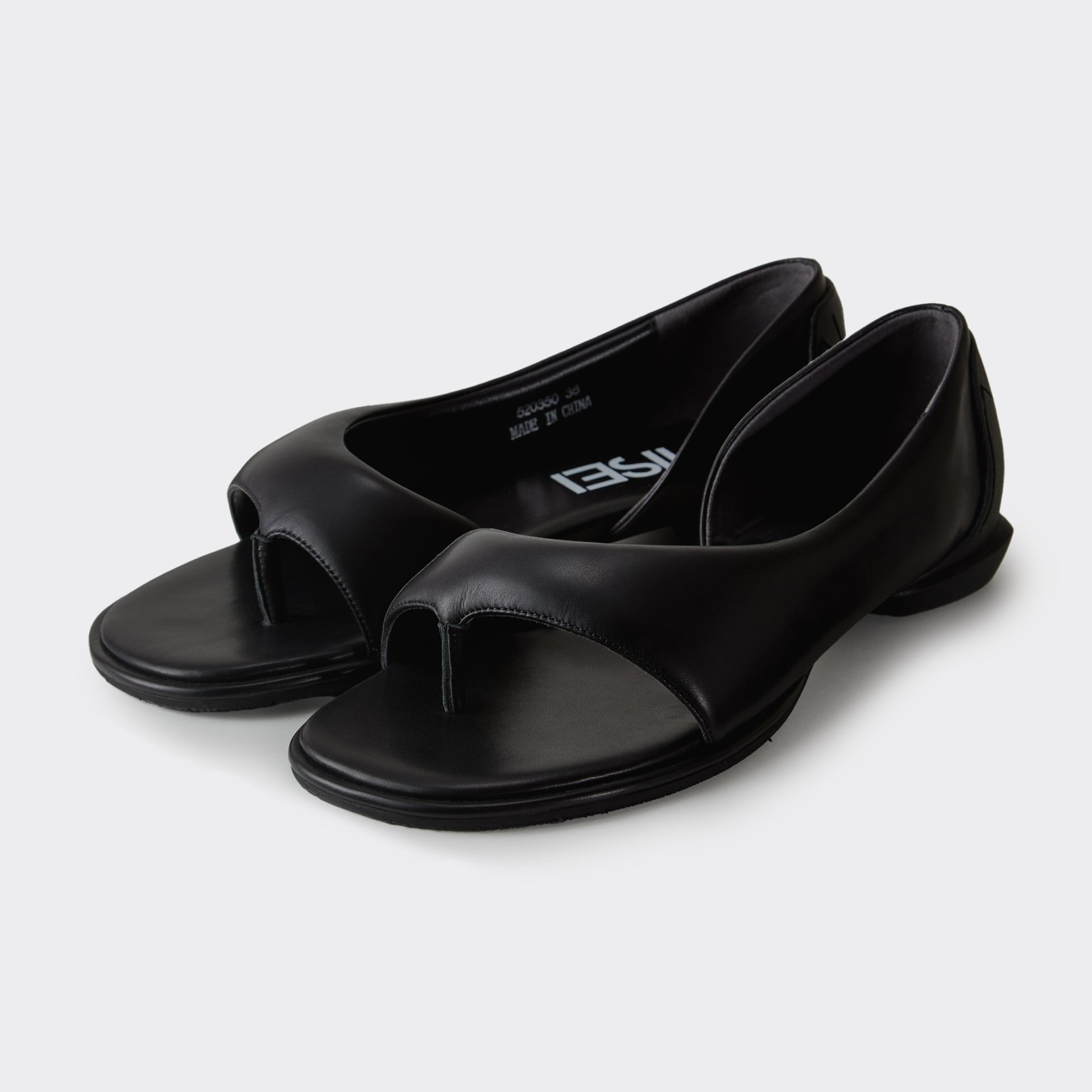 PADDED TONG SEPALATE / BLACK – SHISEI