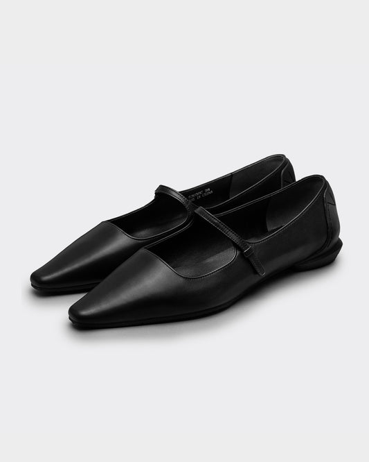 CHISEL TOE MARY JANE / BLACK