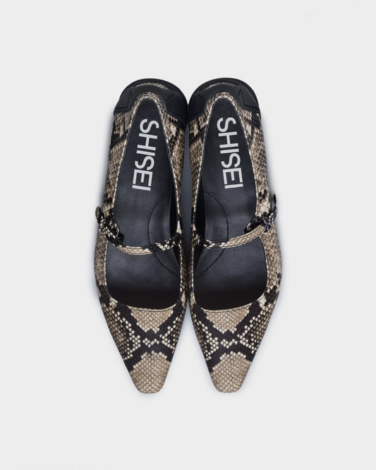 CHISEL TOE MARY JANE / PYTHON.BG