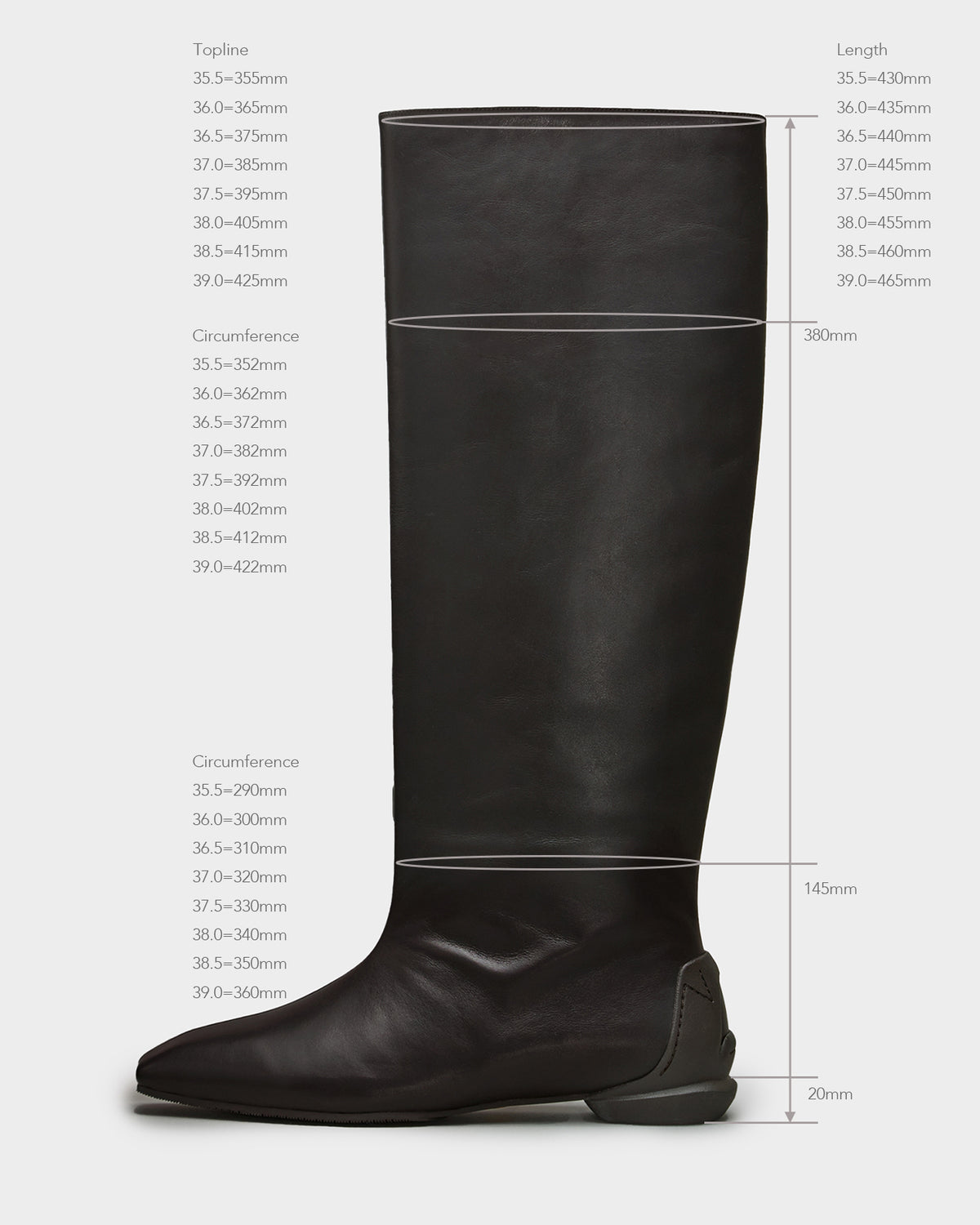 SQUARE BARREL BOOTS / EBONY