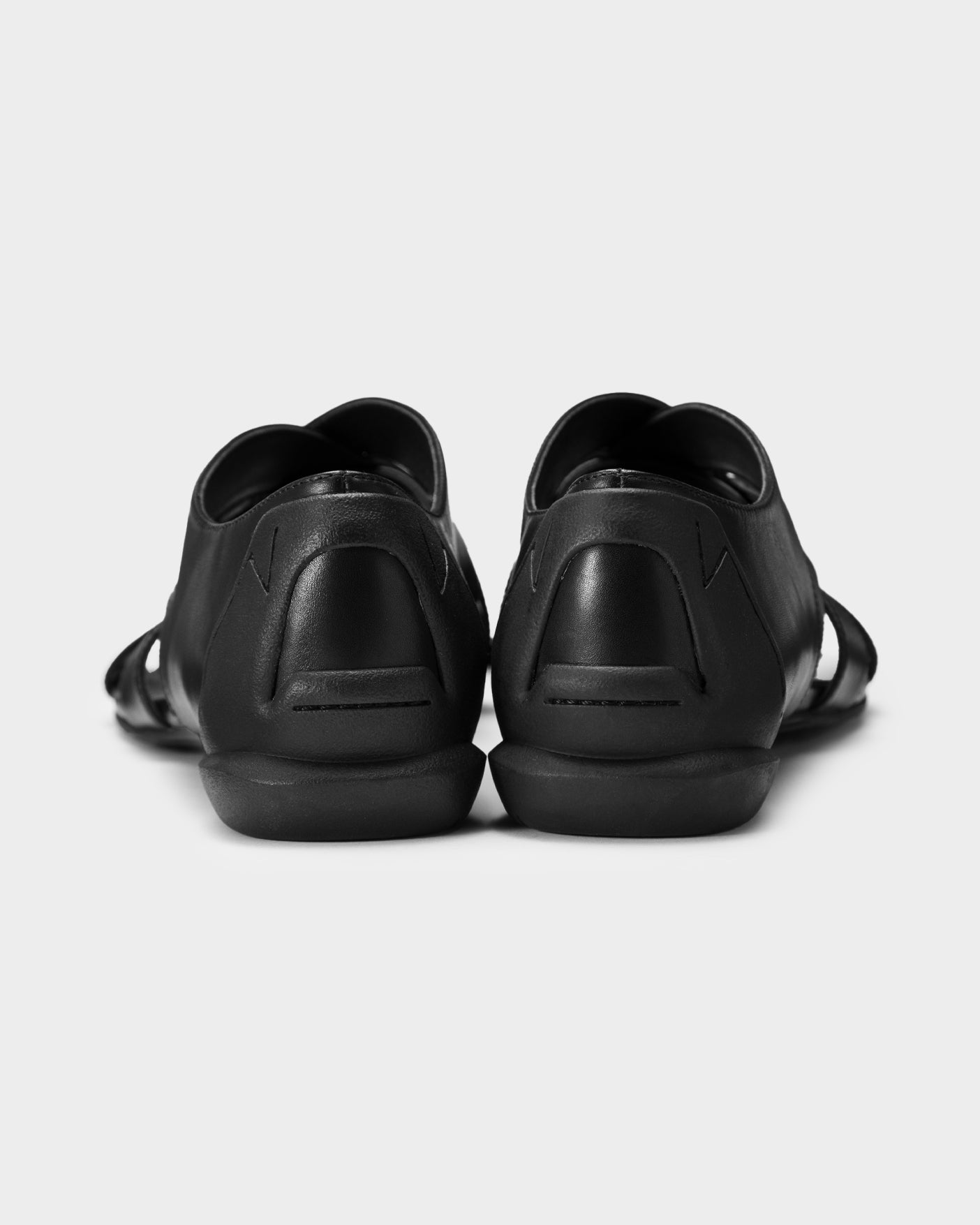 しず W CROSS SLIPON / BLACK – SHISEI