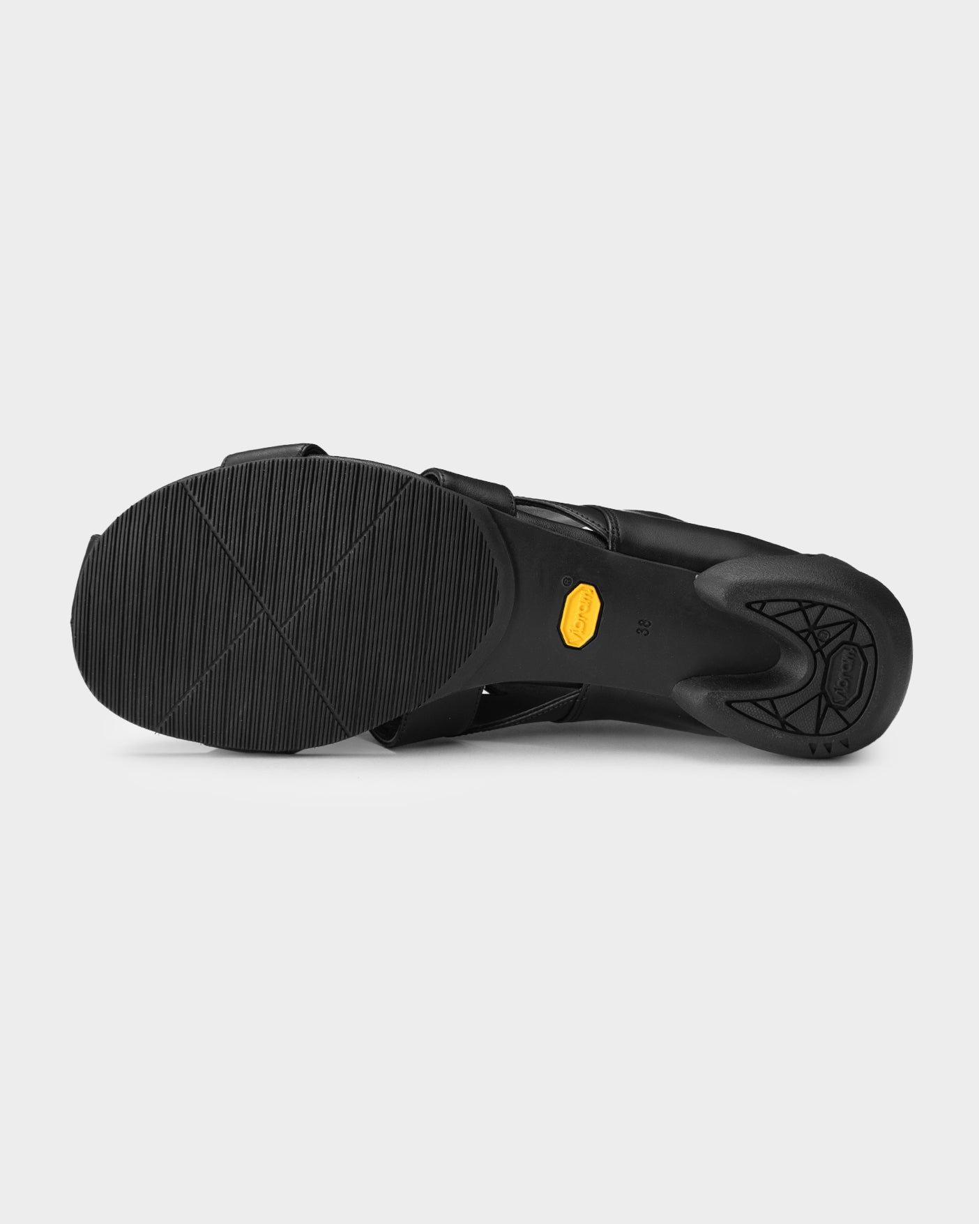 しず W CROSS SLIPON / BLACK – SHISEI