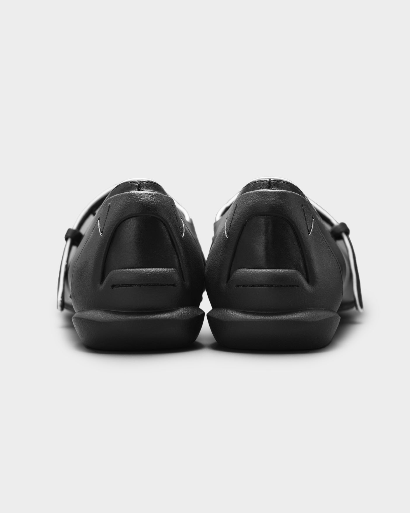 CHISEL TOE BICOLOR MARY JANE / WHITExBLACK