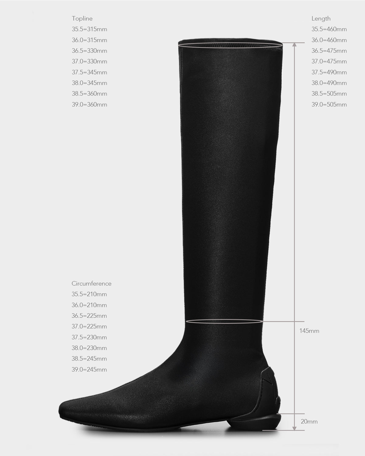 SKINNY BOOTS / BLACK