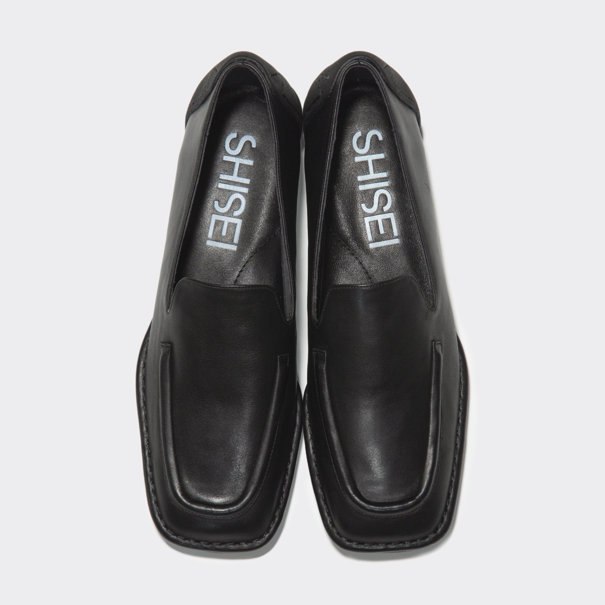 SQUARE LOAFERS / BLACK